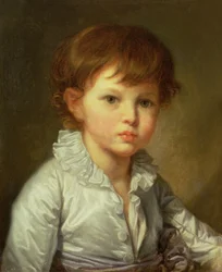 Portrett av grev Stroganov som barn, 1778